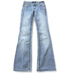 Y2K Angels Low Rise Flare Jeans, Women's Size 3